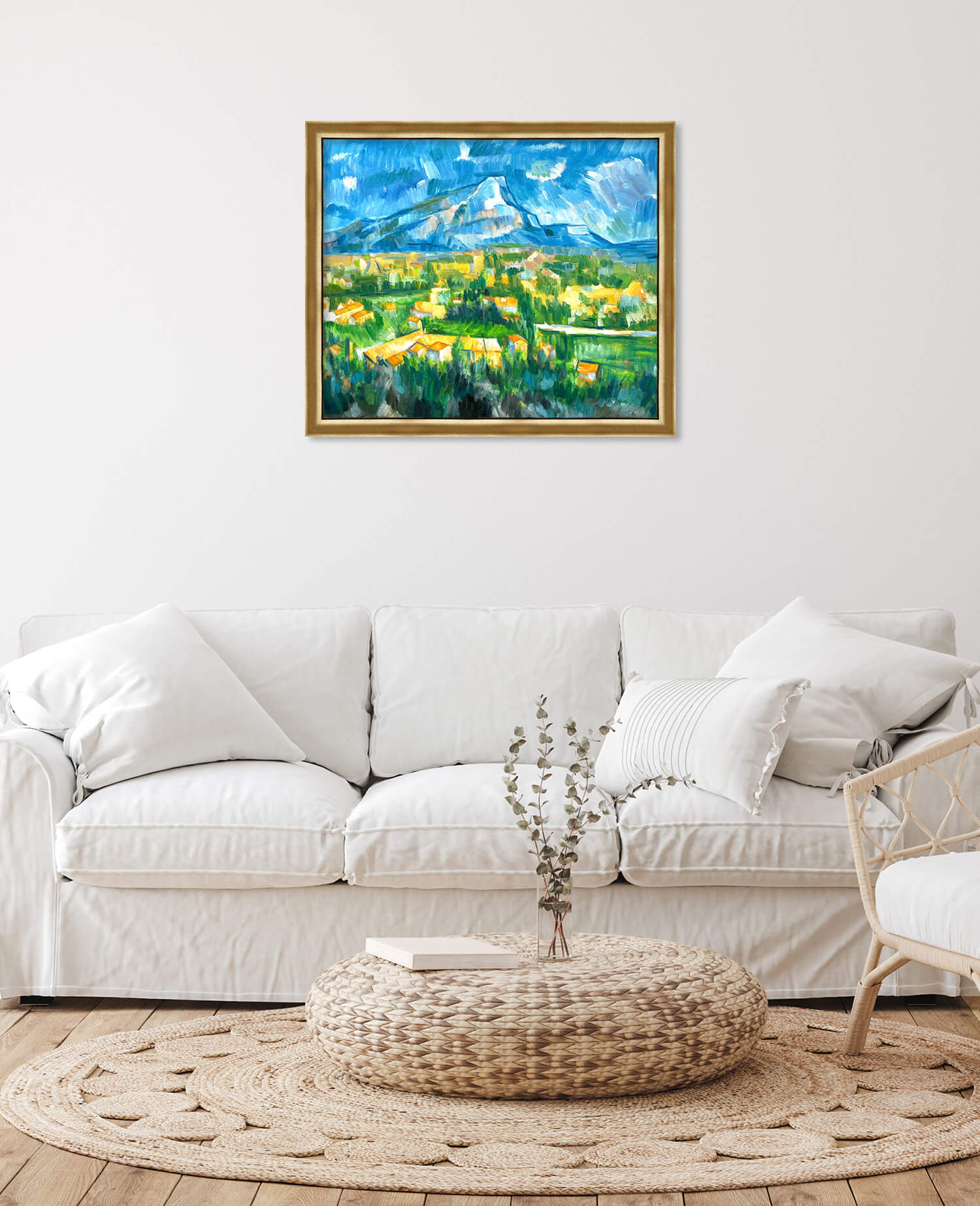 Der Berg Sainte-Victoire von Les Lauves aus gesehen - Paul Cézanne - Image 18
