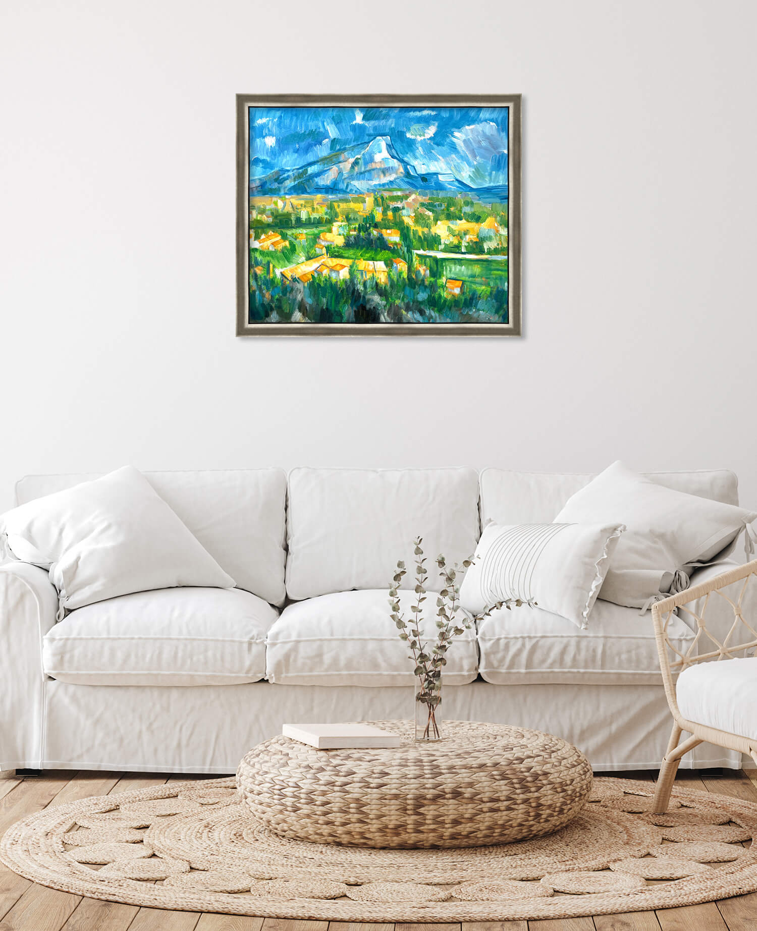 Der Berg Sainte-Victoire von Les Lauves aus gesehen - Paul Cézanne - Image 19