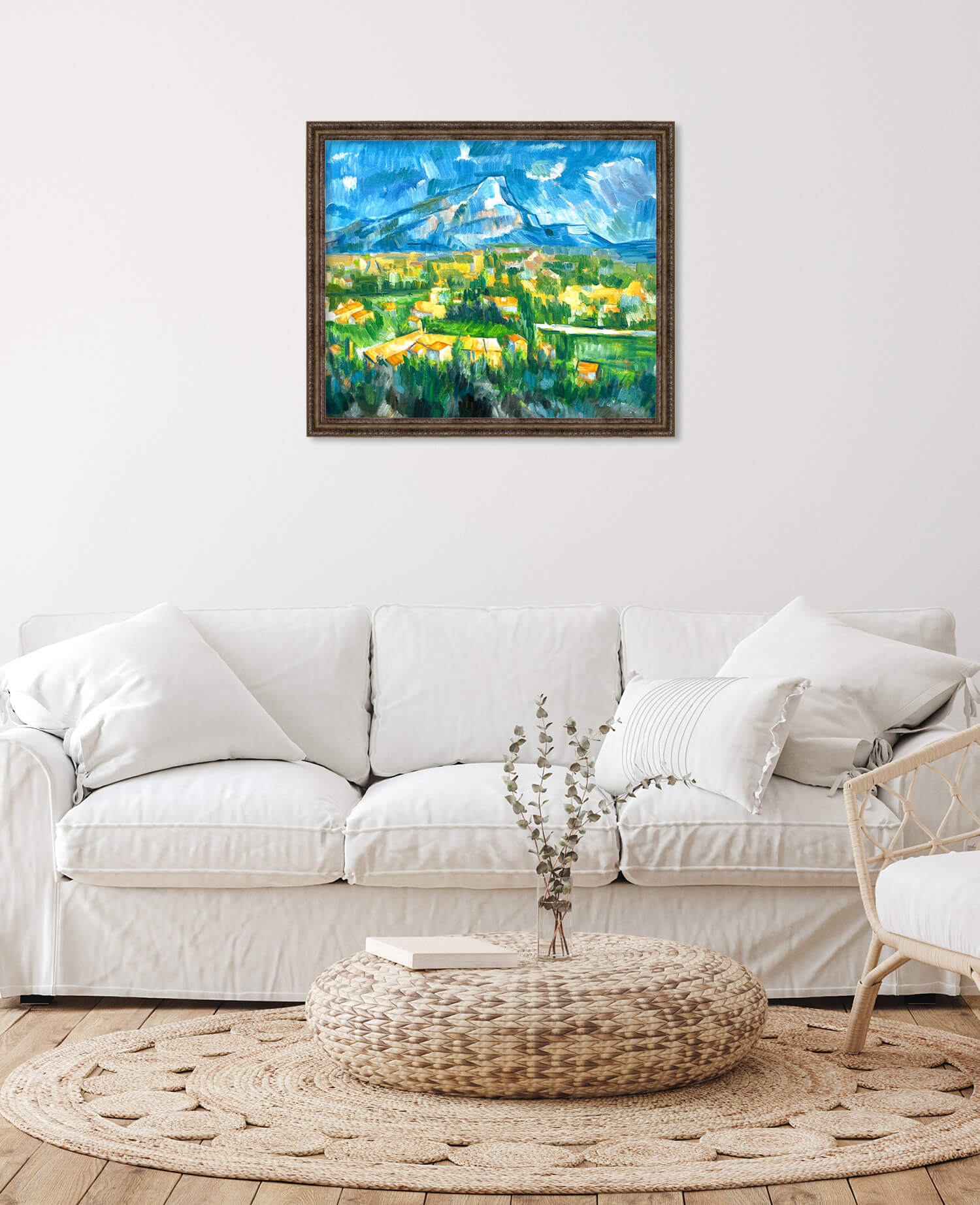 Der Berg Sainte-Victoire von Les Lauves aus gesehen - Paul Cézanne - Image 20