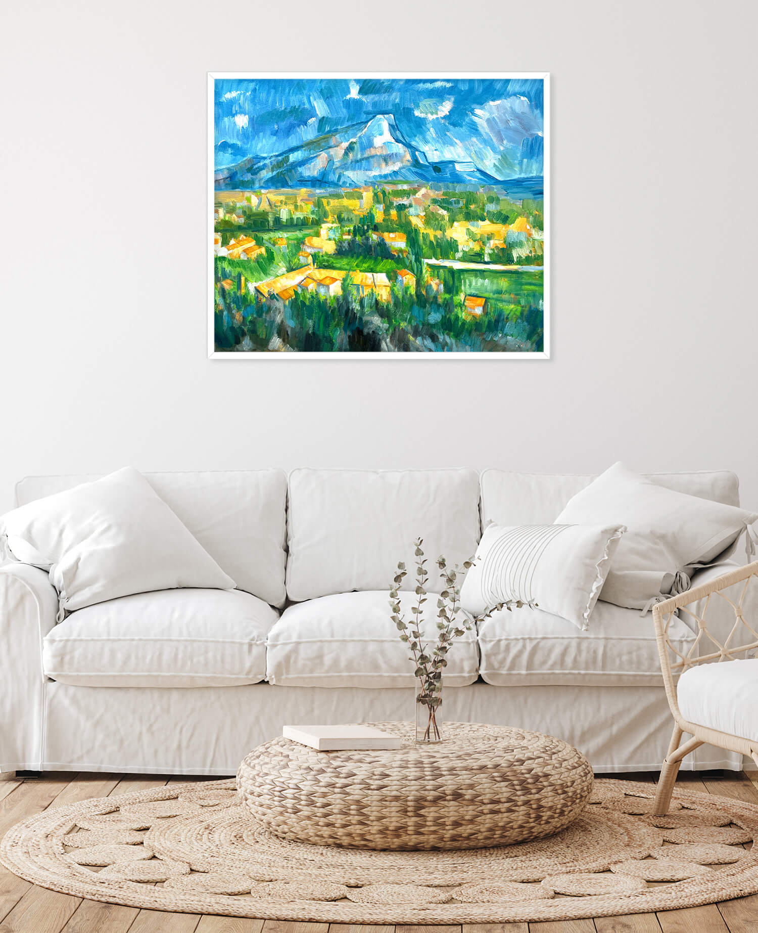 Der Berg Sainte-Victoire von Les Lauves aus gesehen - Paul Cézanne - Image 23