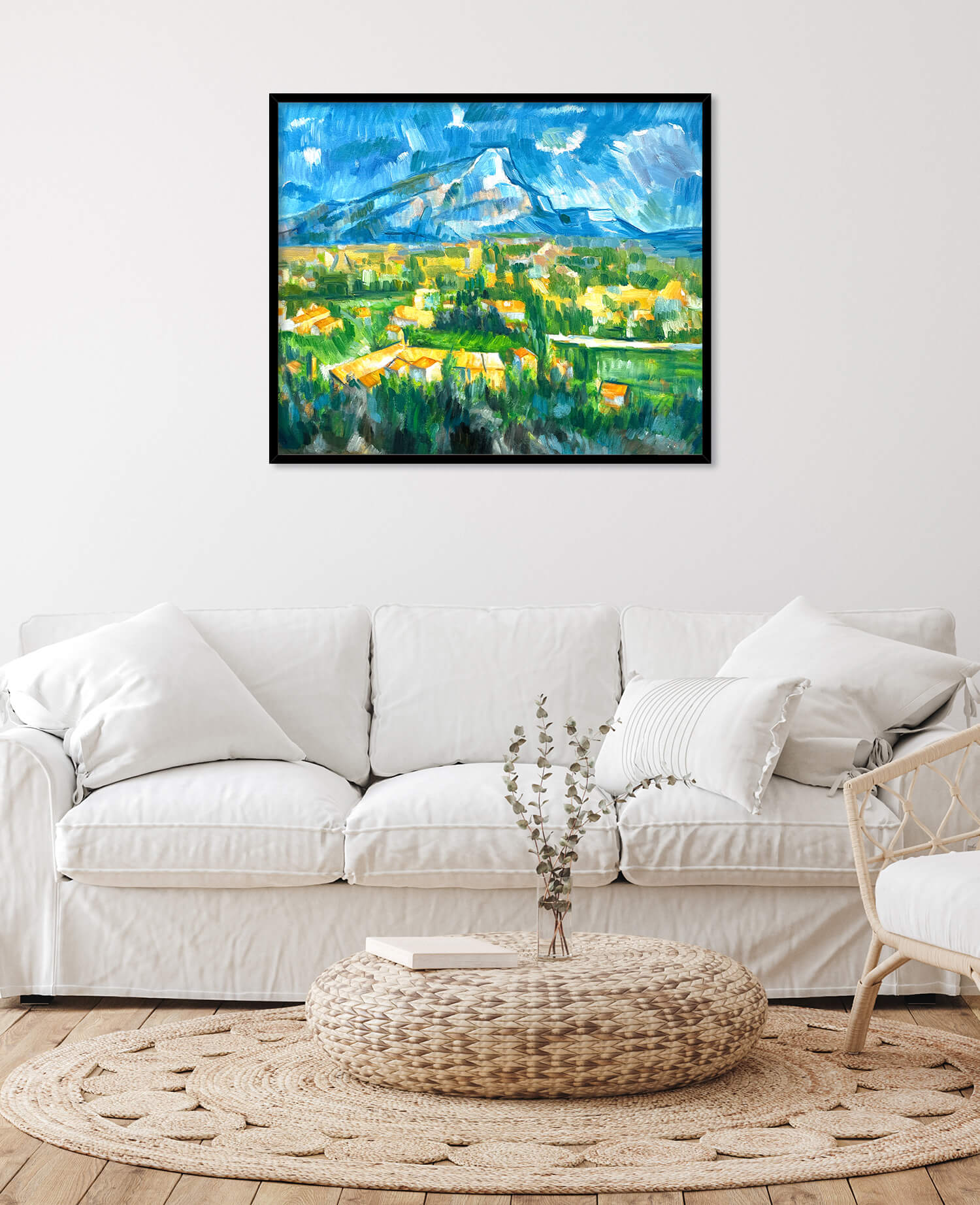 Der Berg Sainte-Victoire von Les Lauves aus gesehen - Paul Cézanne - Image 24