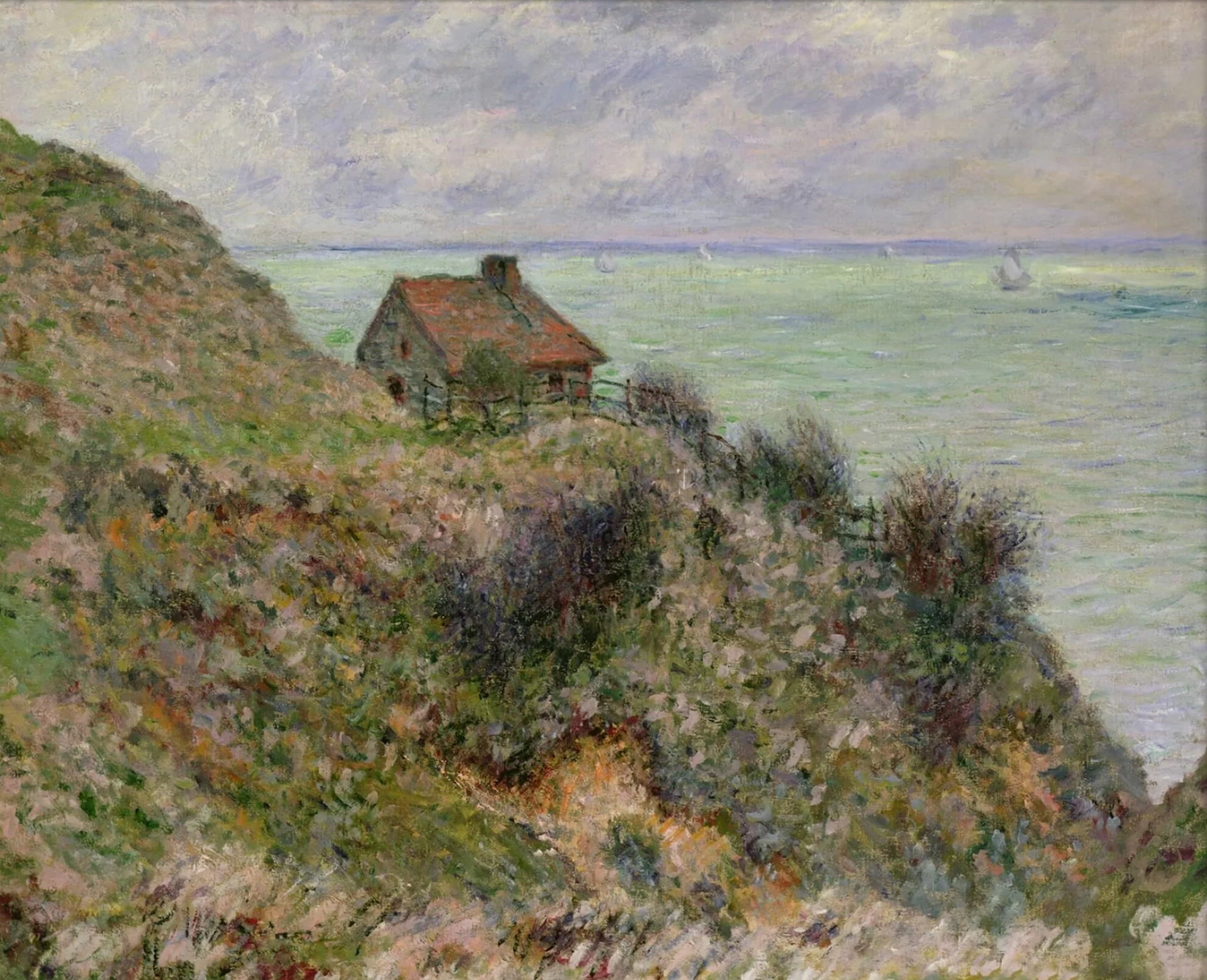 Die Hütte der Zöllner in Pourville - Claude Monet - Image 3
