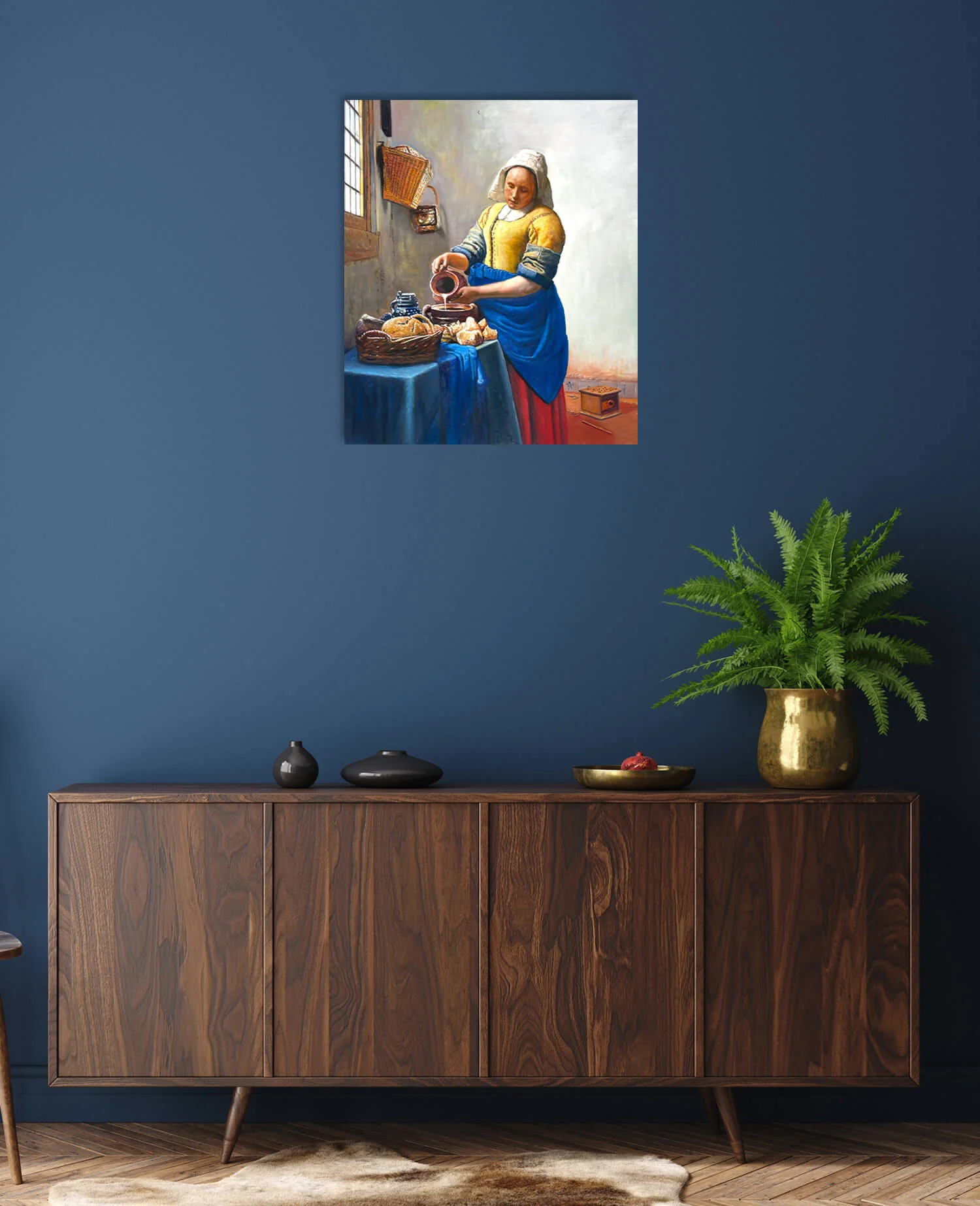 Dienstmagd mit Milchkrug - Johannes Vermeer - Image 15