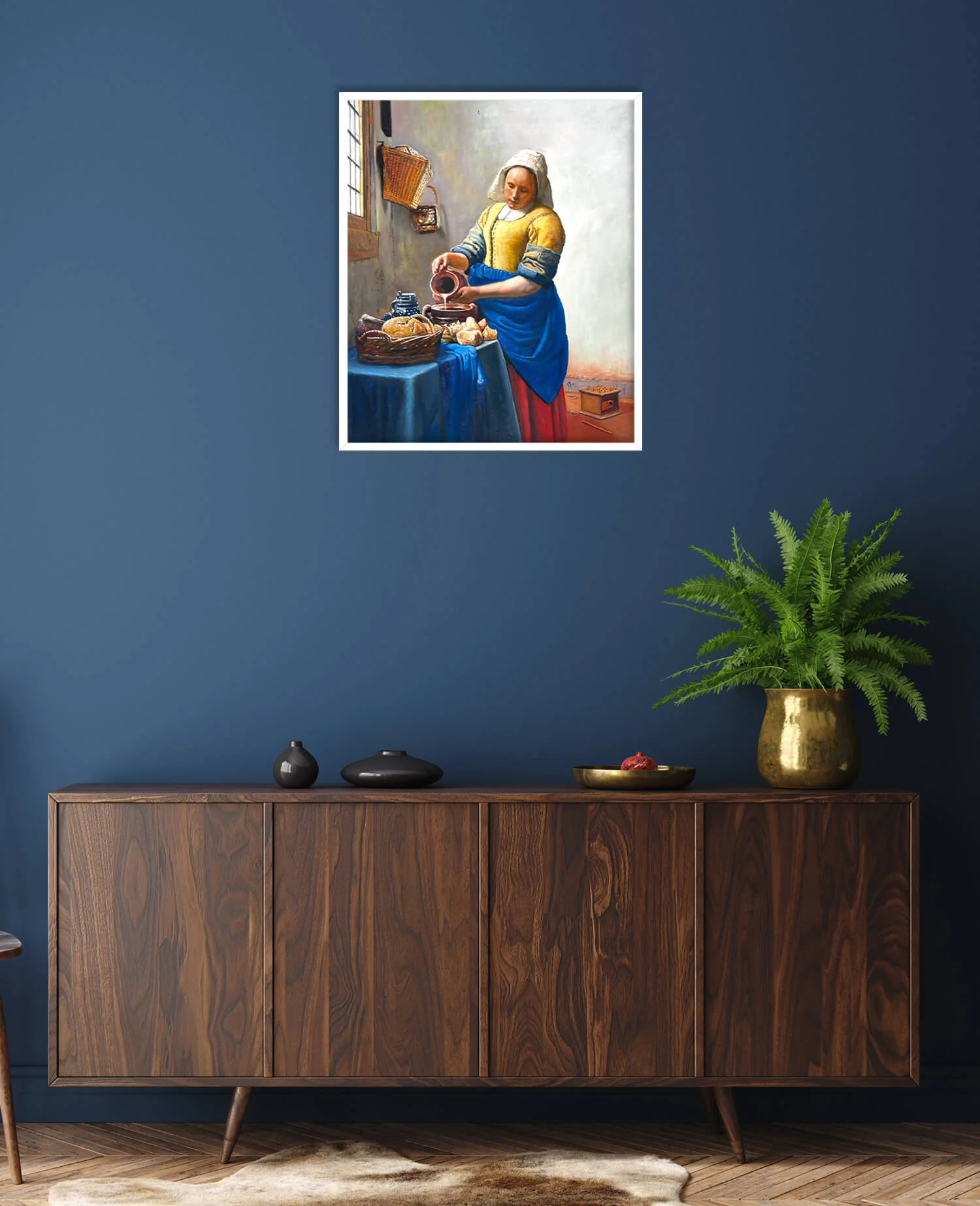 Dienstmagd mit Milchkrug - Johannes Vermeer - Image 16