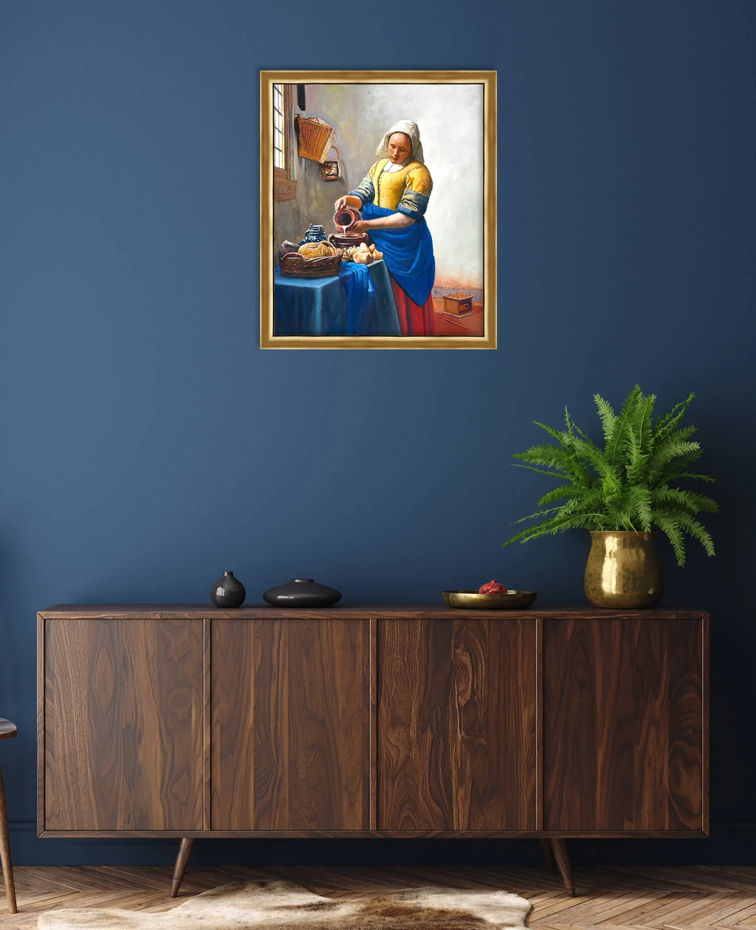 Dienstmagd mit Milchkrug - Johannes Vermeer - Image 18