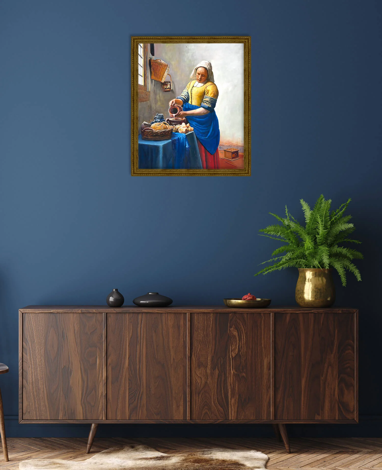 Dienstmagd mit Milchkrug - Johannes Vermeer - Image 21