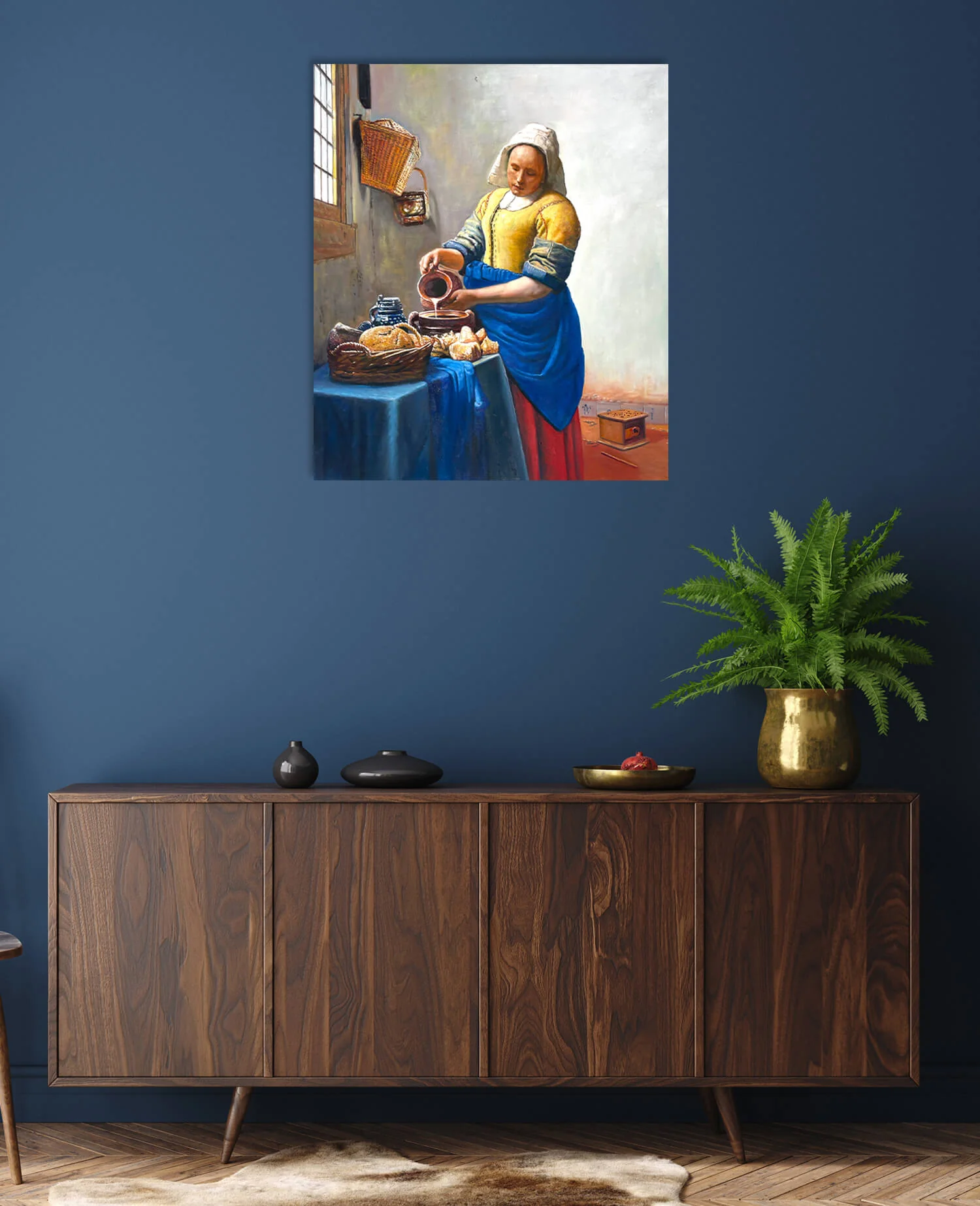 Dienstmagd mit Milchkrug - Johannes Vermeer - Image 22