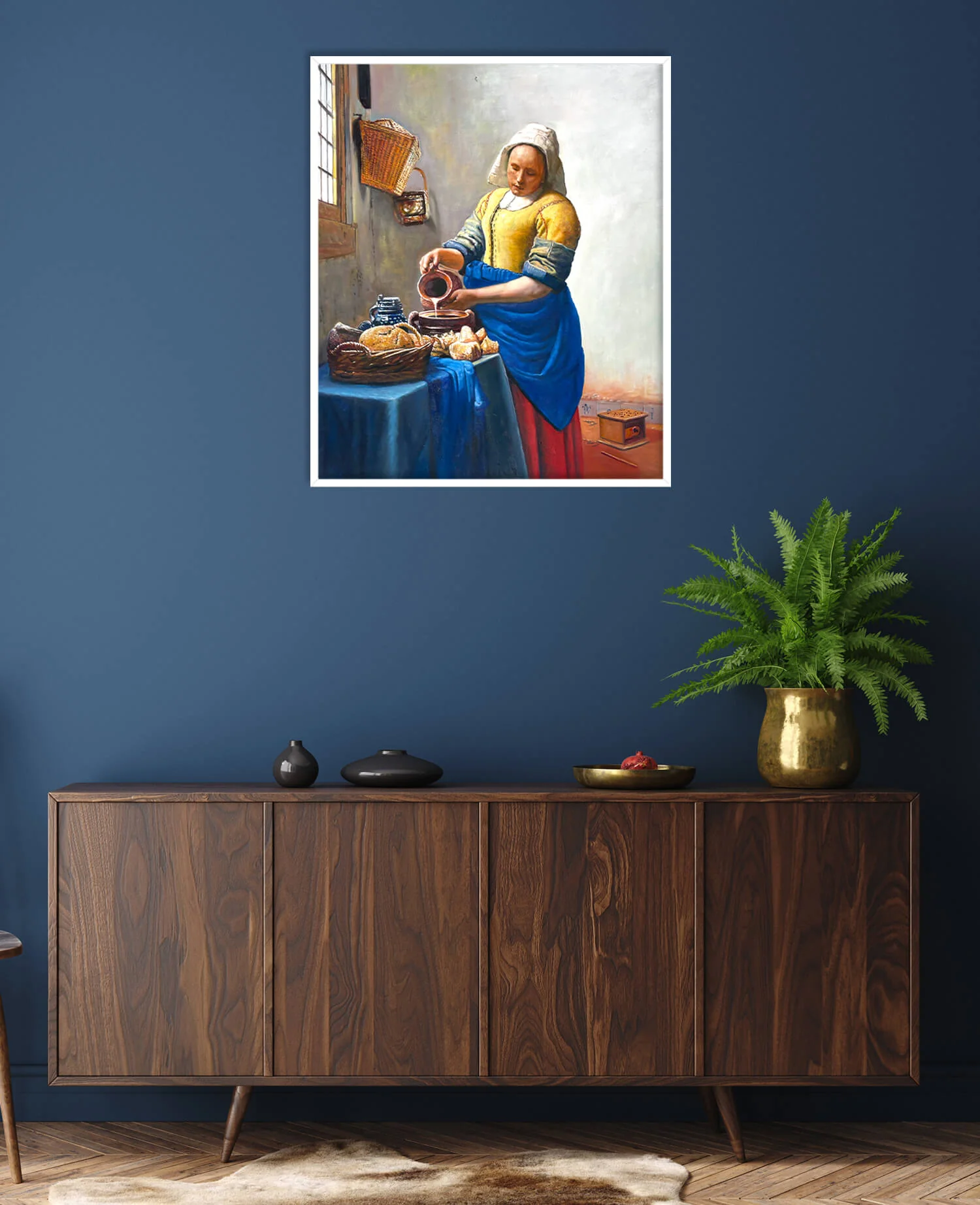 Dienstmagd mit Milchkrug - Johannes Vermeer - Image 23