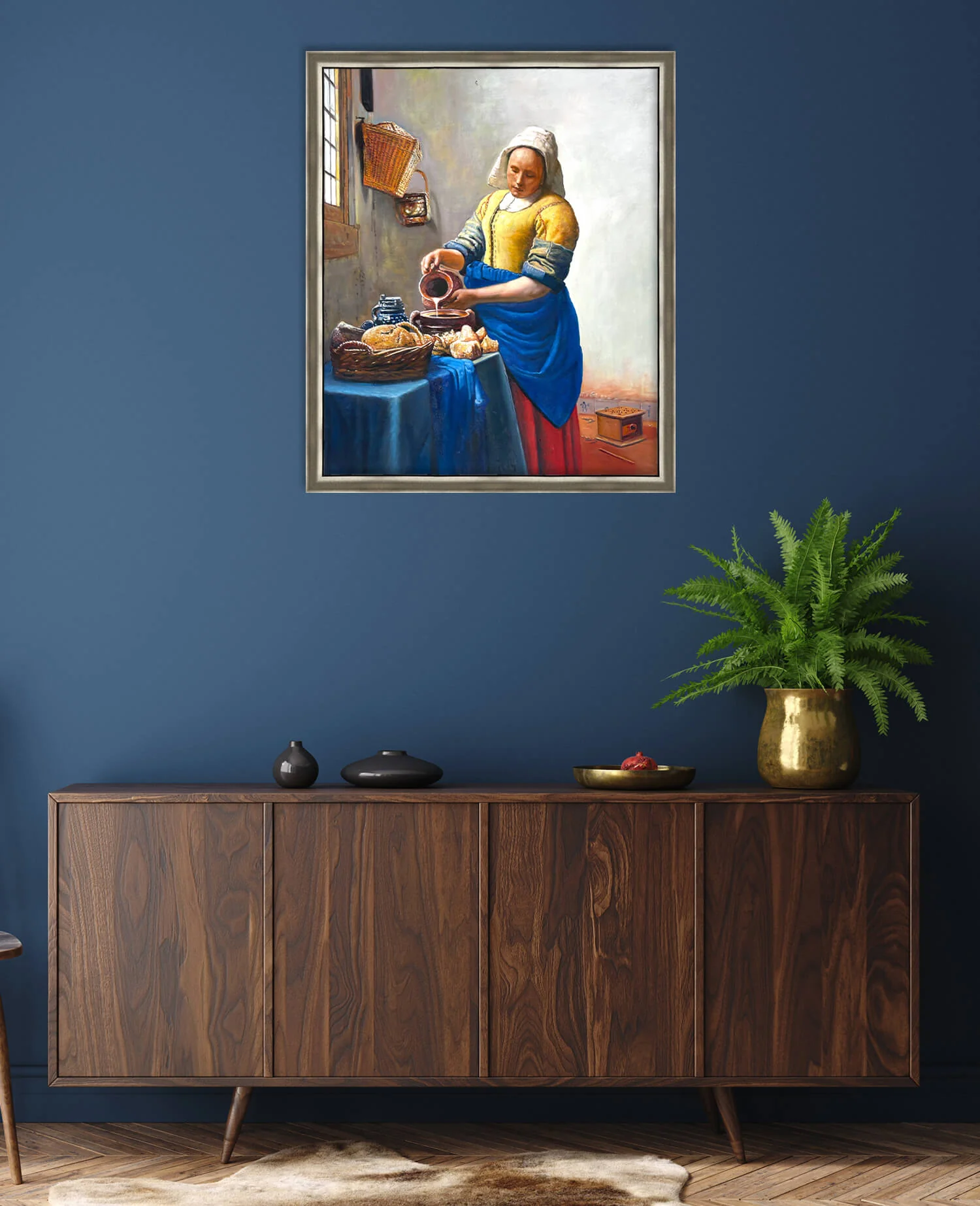 Dienstmagd mit Milchkrug - Johannes Vermeer - Image 26