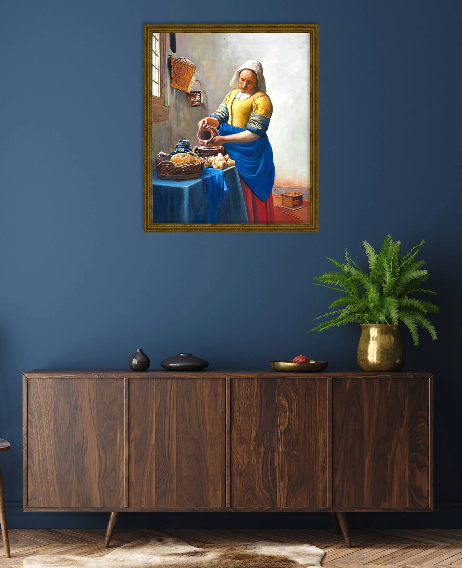 Dienstmagd mit Milchkrug - Johannes Vermeer - Image 28