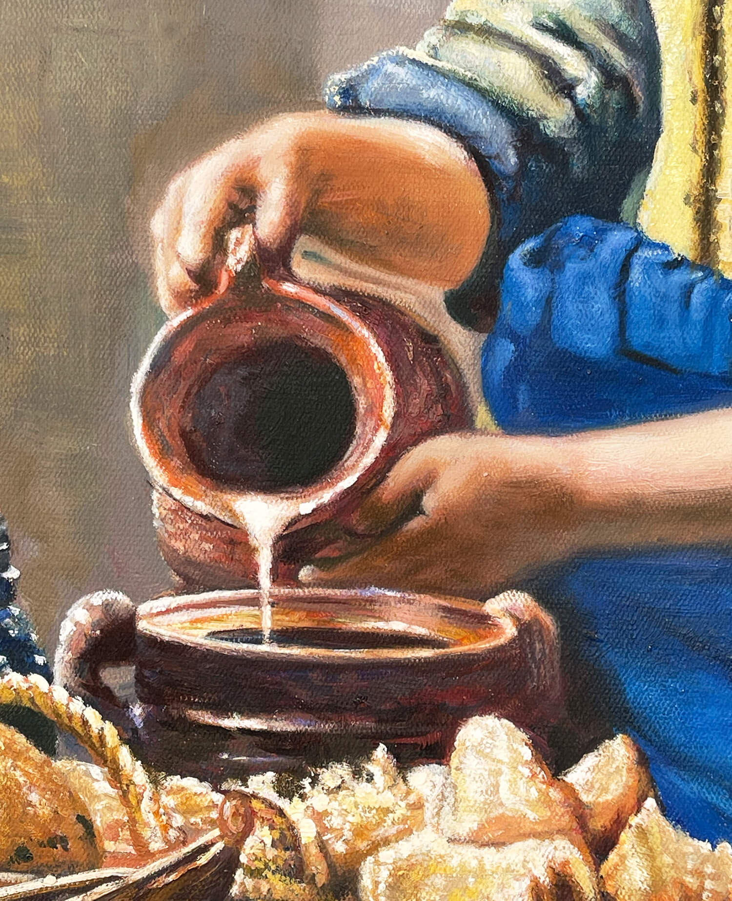 Dienstmagd mit Milchkrug - Johannes Vermeer - Image 6