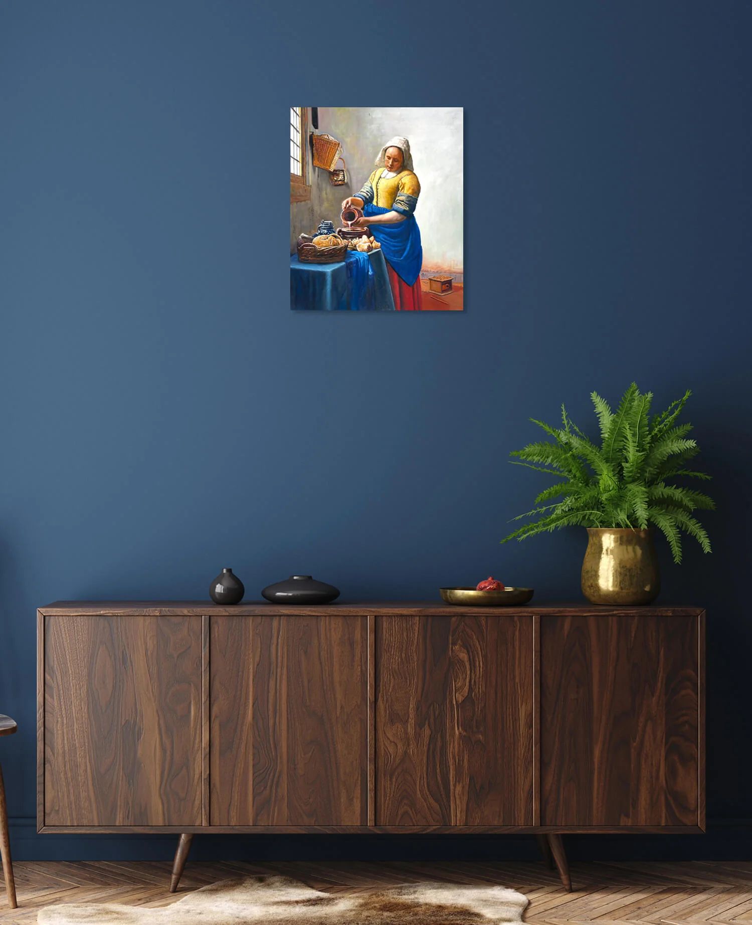 Dienstmagd mit Milchkrug - Johannes Vermeer - Image 8