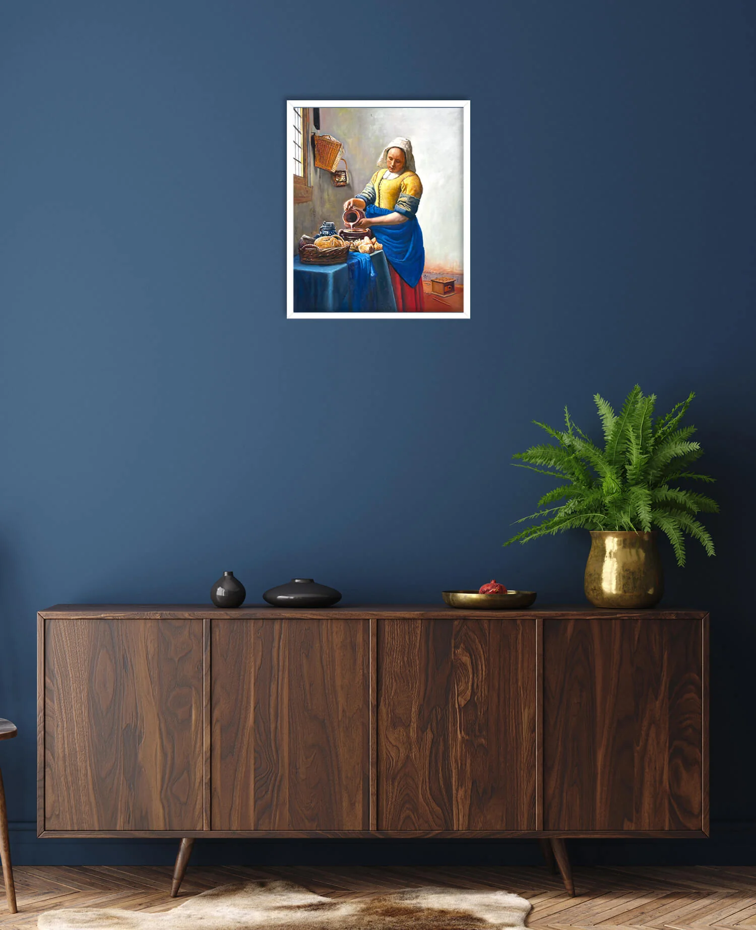 Dienstmagd mit Milchkrug - Johannes Vermeer - Image 9