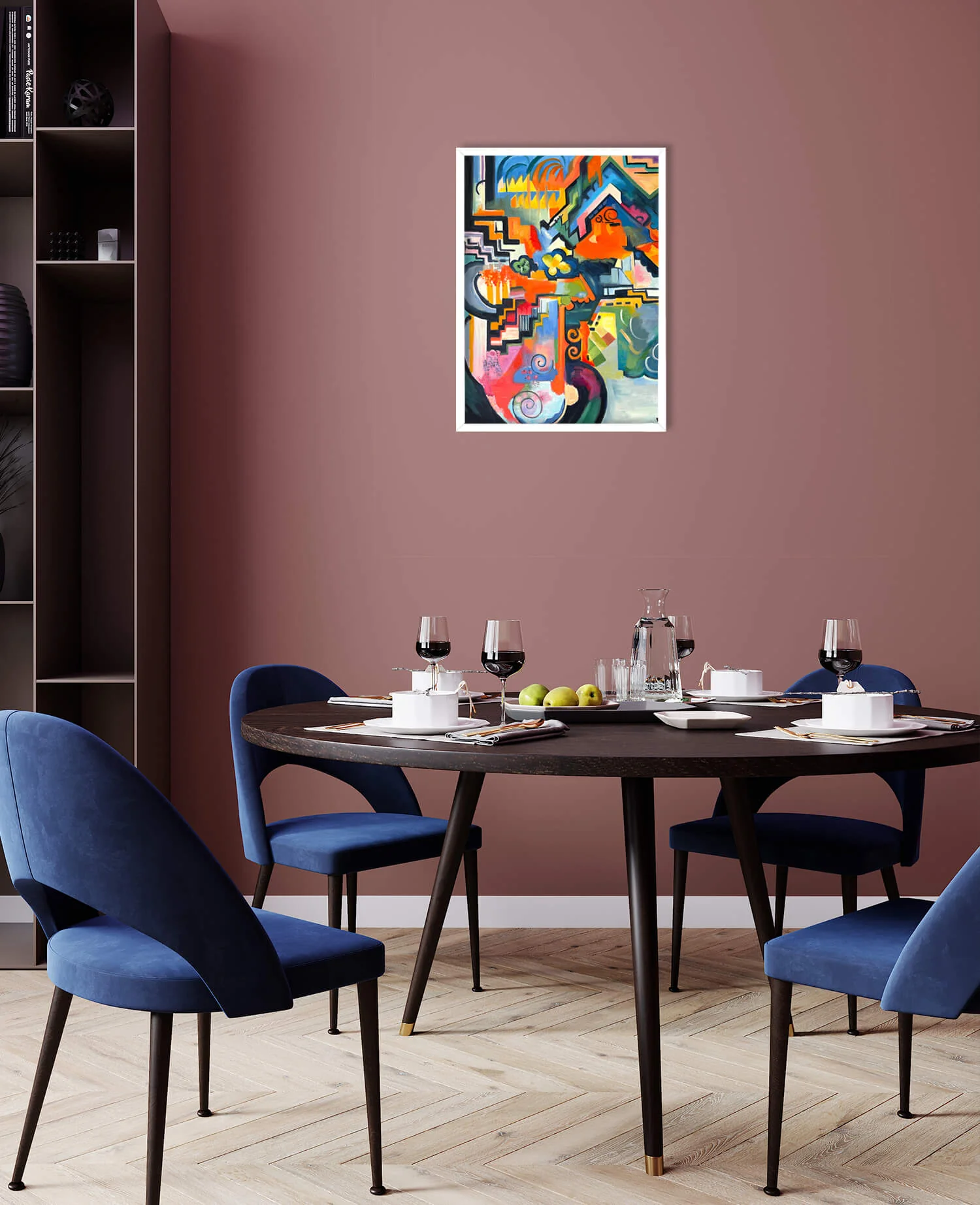 Farbige Komposition Hommage an Bach - August Macke - Image 11