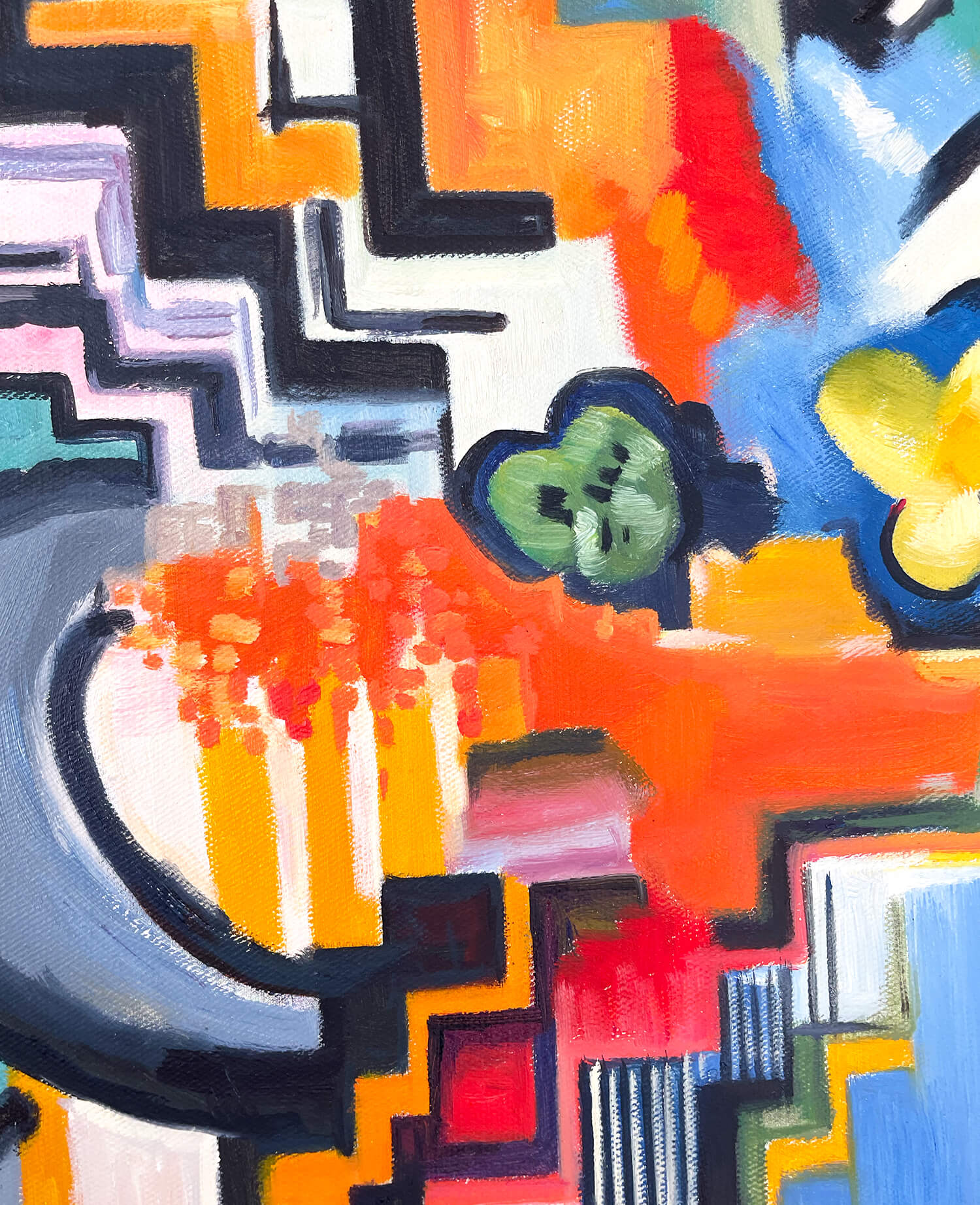 Farbige Komposition Hommage an Bach - August Macke - Image 5