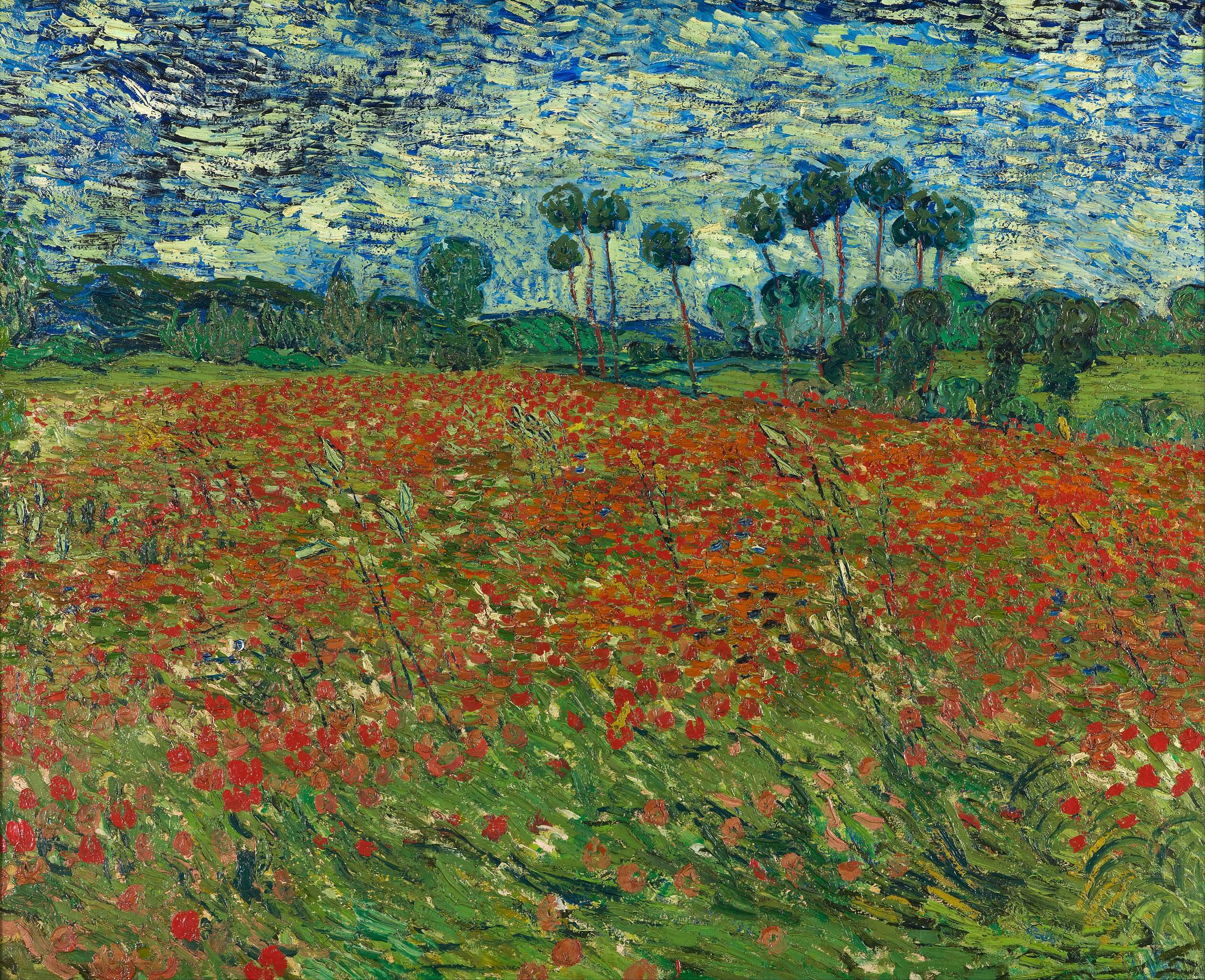 Mohnblumenfelder - Vincent Van Gogh - Image 3