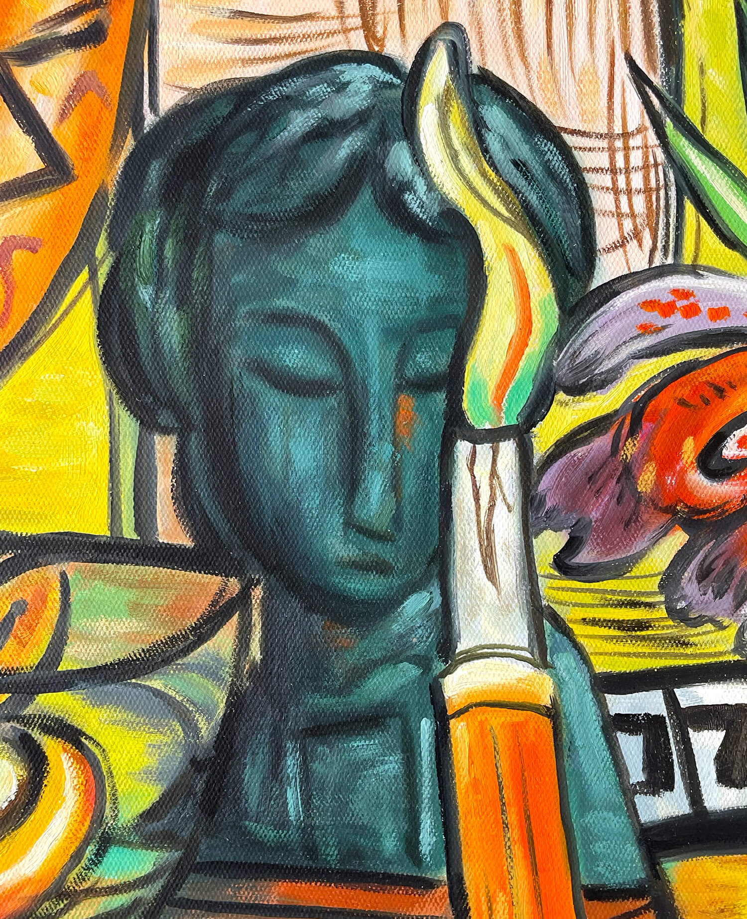 Stilleben mit schwarzer Plastik – Max Beckmann - Image 5