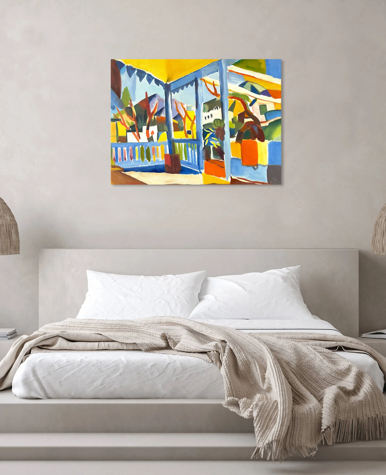 Terrasse des Landhauses in St. Germain - August Macke - Image 10