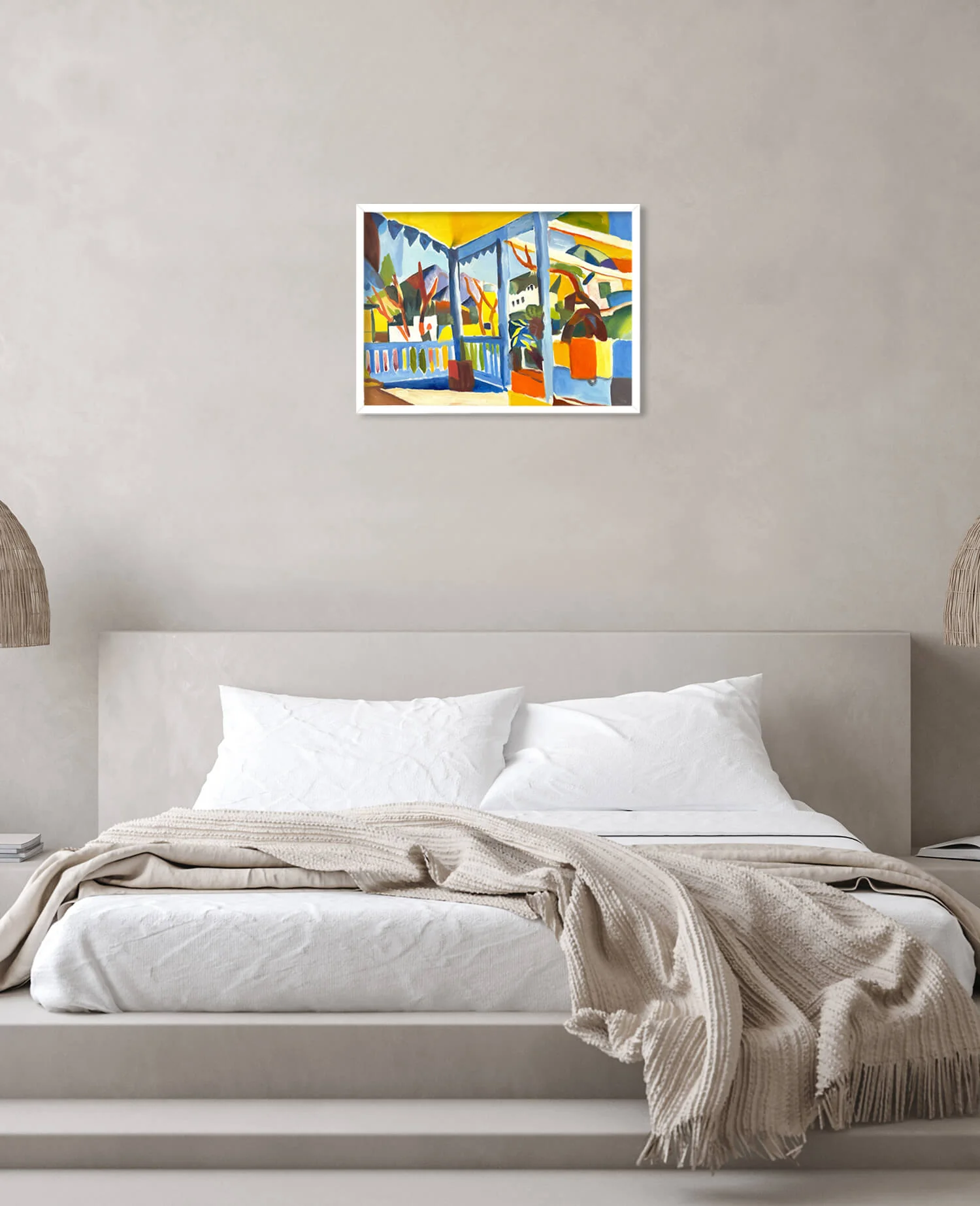 Terrasse des Landhauses in St. Germain - August Macke - Image 11