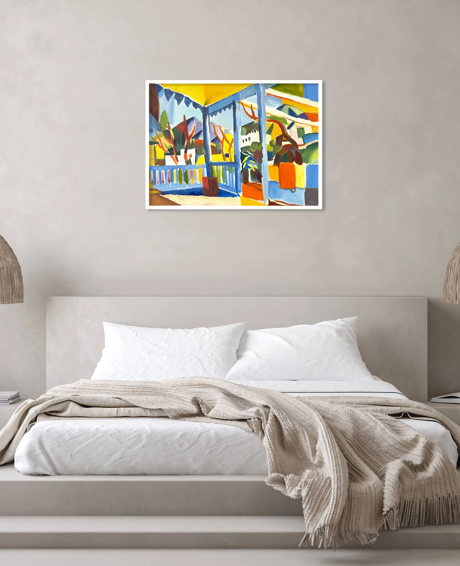 Terrasse des Landhauses in St. Germain - August Macke - Image 17