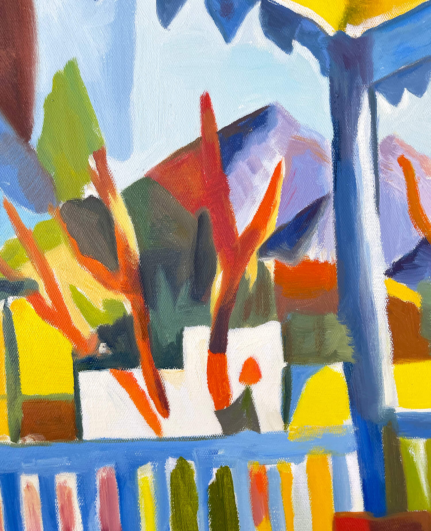 Terrasse des Landhauses in St. Germain - August Macke - Image 5