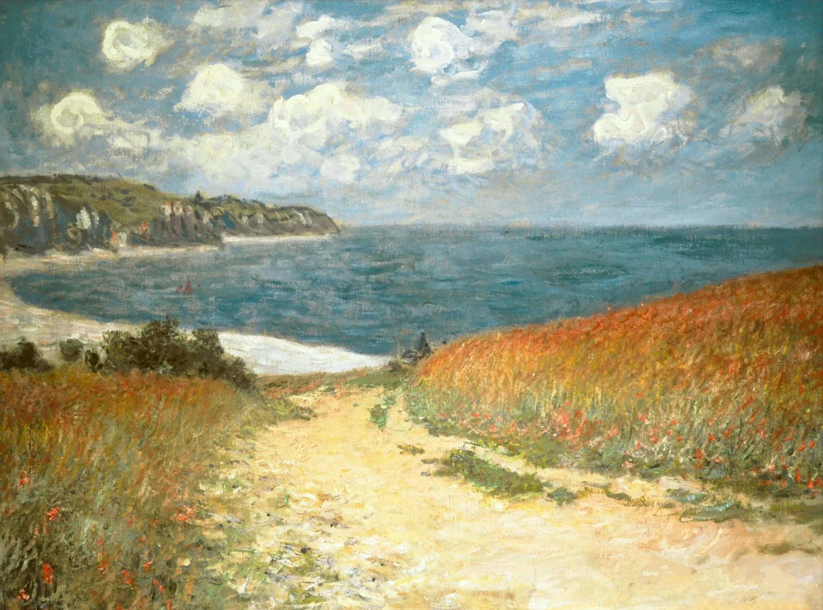 Weg in den Weizenfeldern bei Pourville - Claude Monet - Image 3